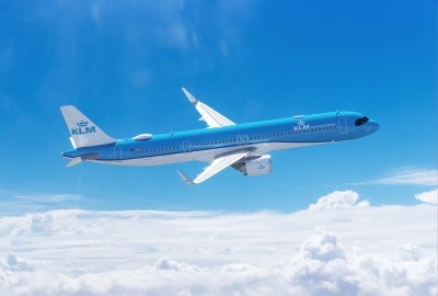 KLM's new fuel-efficient Airbus A321neo will fly to Paris, Prague, and Vienna
