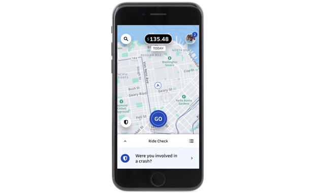 Uber app crash detector  bluebiz