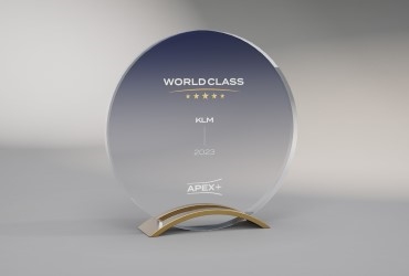 KLM wins APEX World Class Award 2023