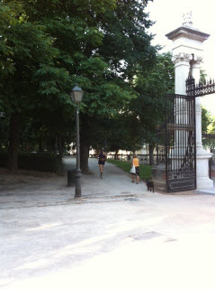 a park where to run in Madrid 