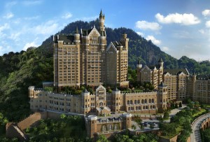 Bavaria-style hotel in Dalian, China