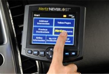 Hertz has added an app to its in-car Neverlost navigation system. When you plan to drive to multiple sites on your next business trip, you can check out all the details beforehand on the app, while you are still at home or at the office. Store them in the Neverlost cloud and download them with a code when you are in your Hertz rental car. 