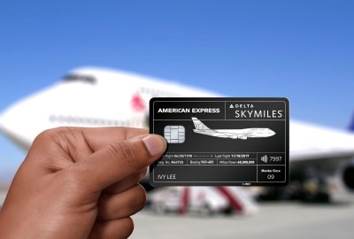 Cool recycling: credit card from airplane metal